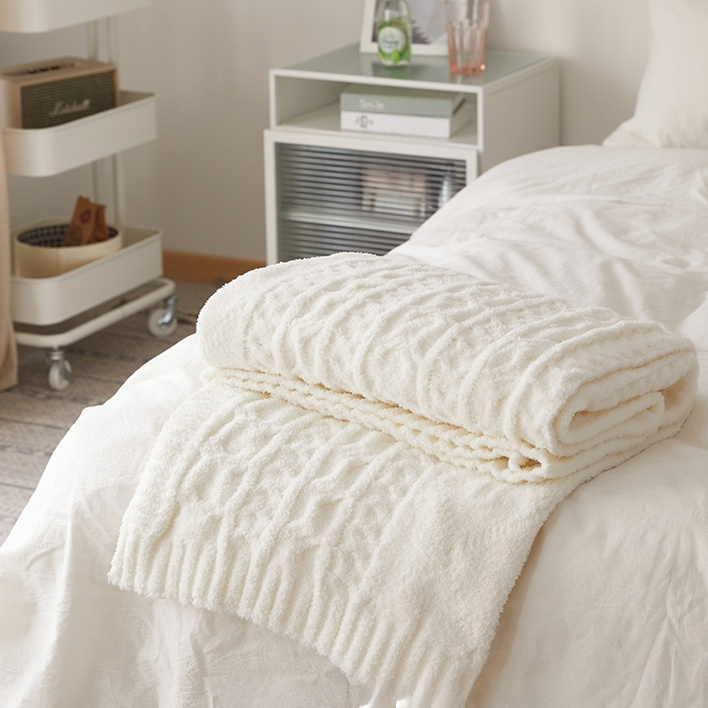 Madison Hemp Pattern Blanket