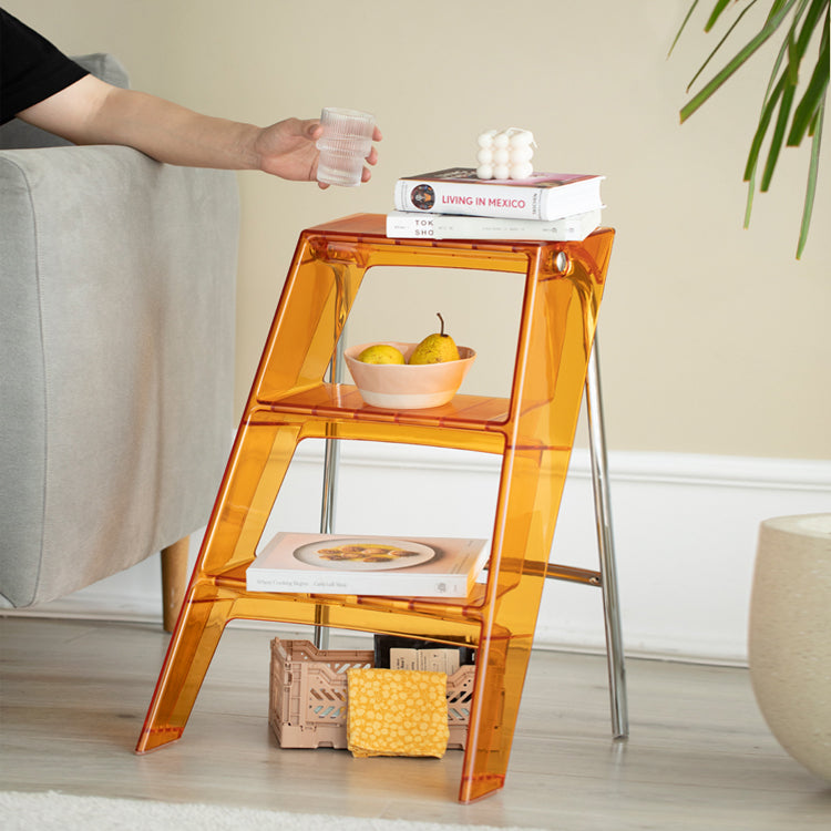 Whobrey Acrylic Ladder Side Table