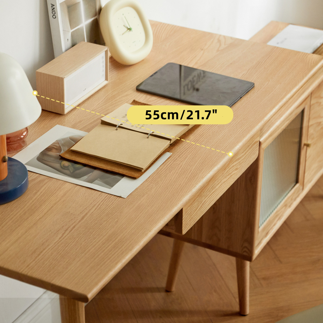 Weldon Desk with Cabinet