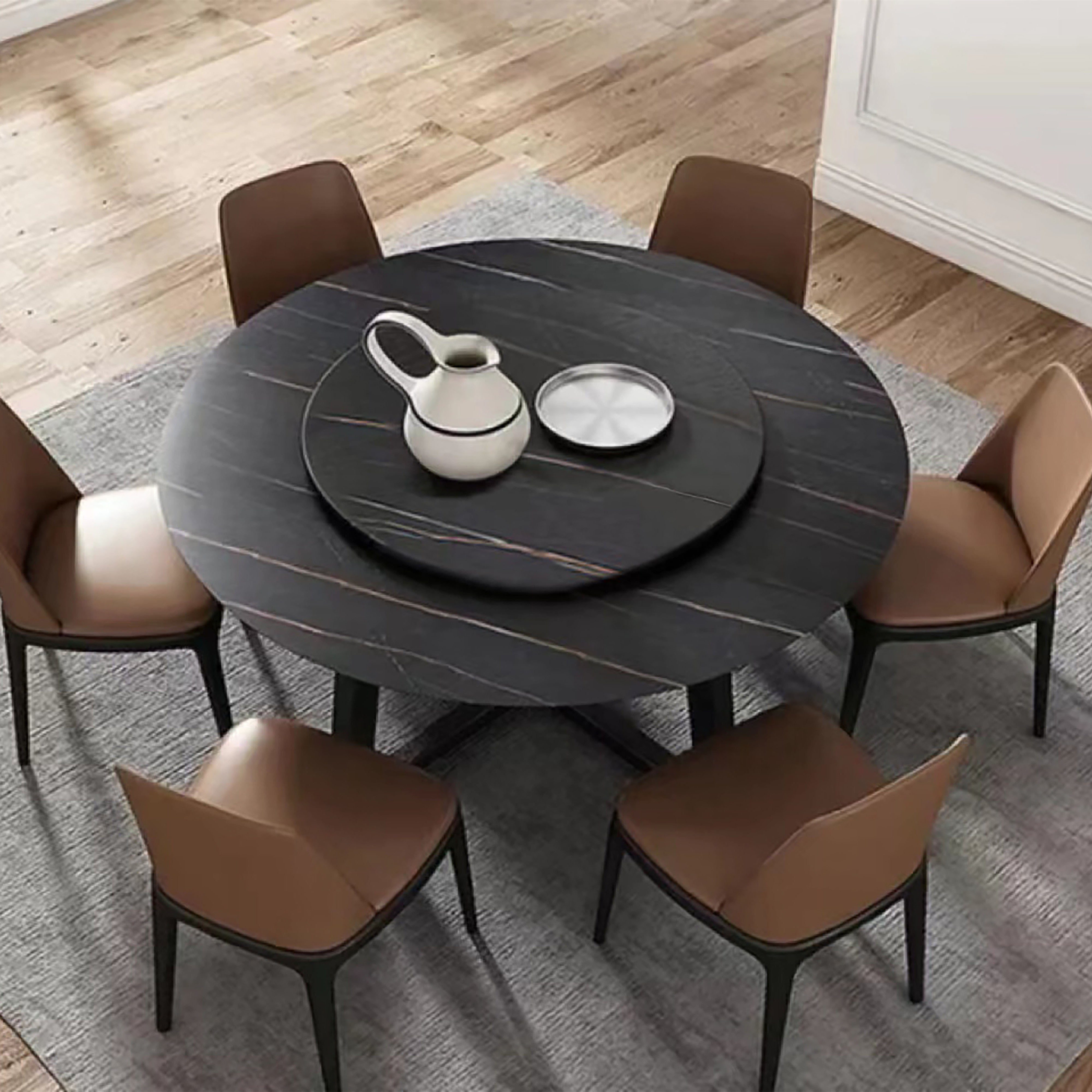 Mcveigh Round Marble Dining Table