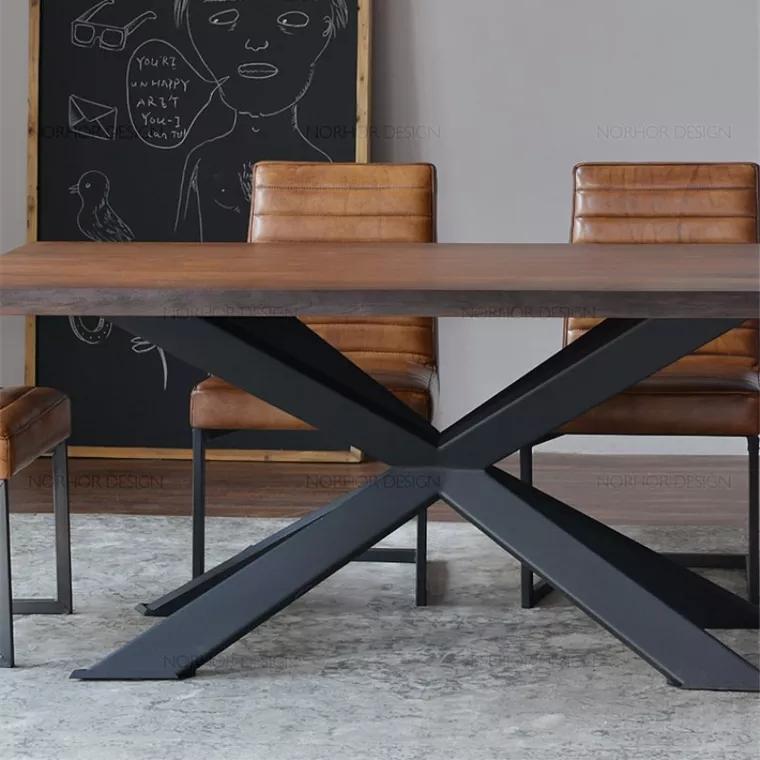 AUTUMN Rustic Industrial Wooden Dining / Conference Table