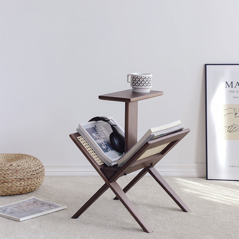 Whobrey End Table With Mini Bookcase