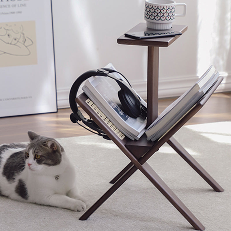 Whobrey End Table With Mini Bookcase