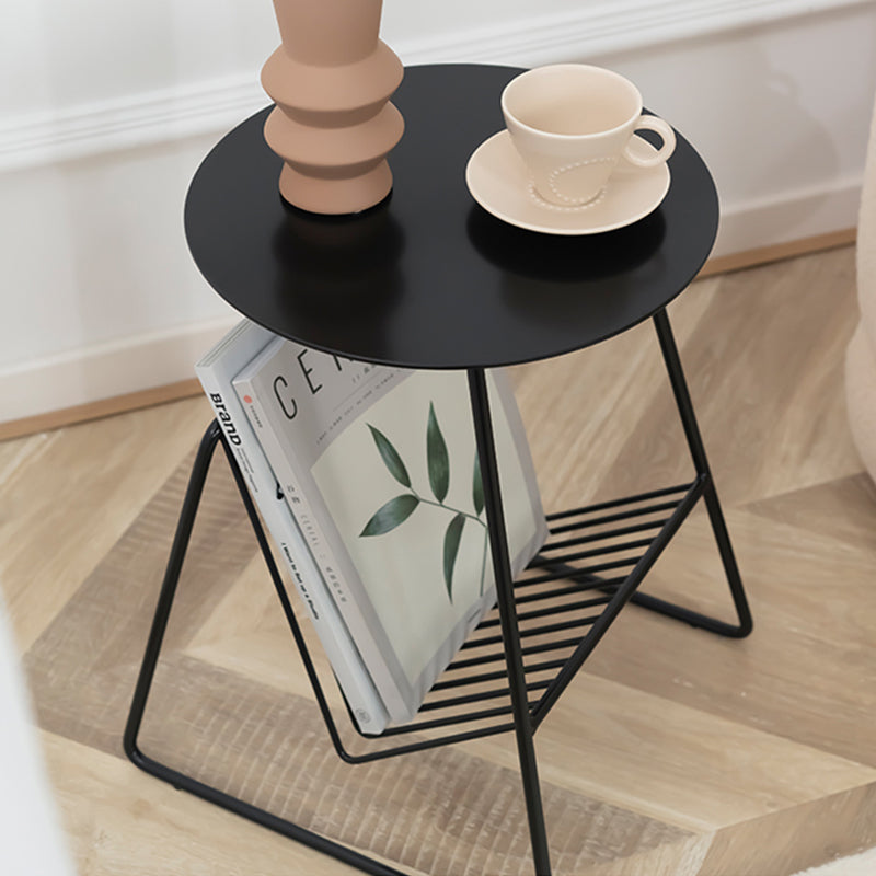 Hiliritas Iron Tray Top End Table