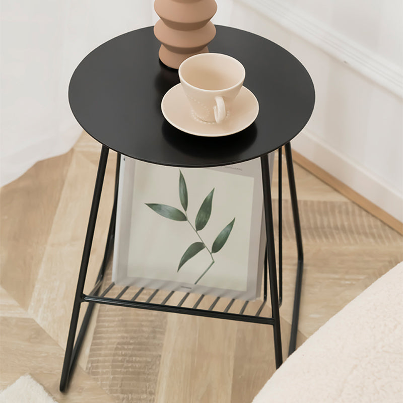 Hiliritas Iron Tray Top End Table