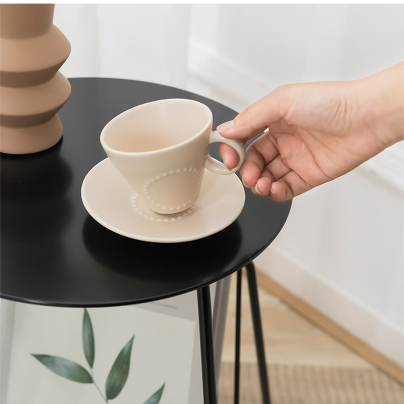 Hiliritas Iron Tray Top End Table