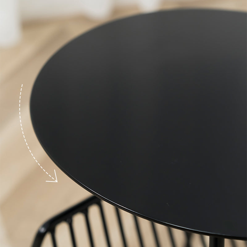 Hiliritas Iron Tray Top End Table