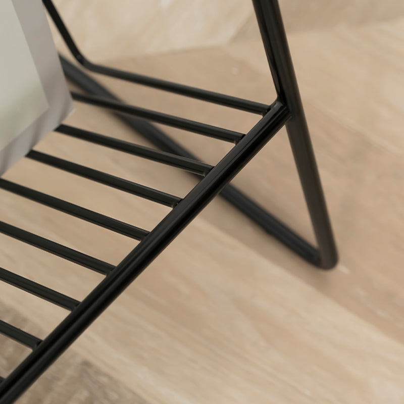 Hiliritas Iron Tray Top End Table