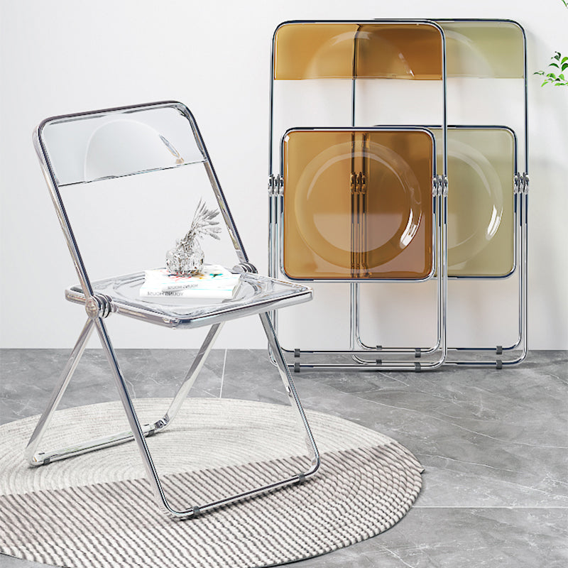 Larkin Acrylic Folding Dining Chair (Set of 2)