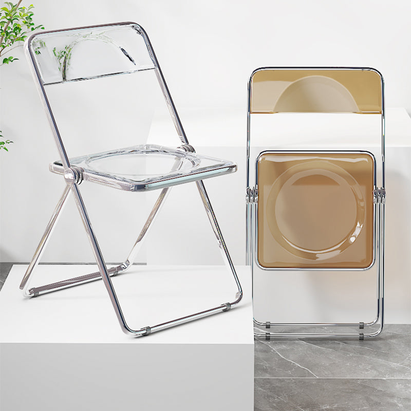 Larkin Acrylic Folding Dining Chair (Set of 2)