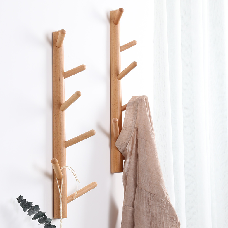 Milligan Solid Wood Coat Hooks