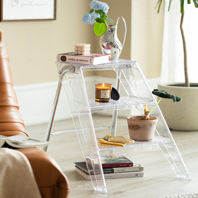 Whobrey Acrylic Ladder Side Table
