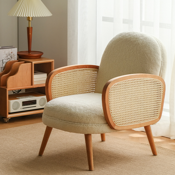 Minerva Rattan Arm Lounge Chair