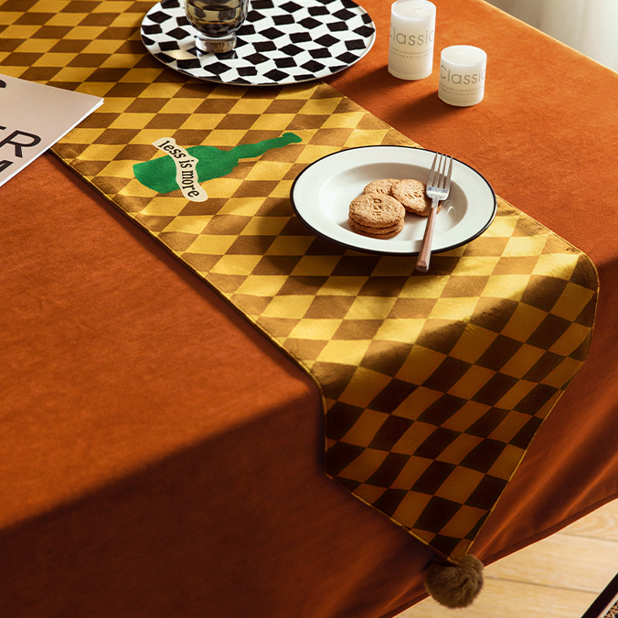 Curran Plaid Table Runner