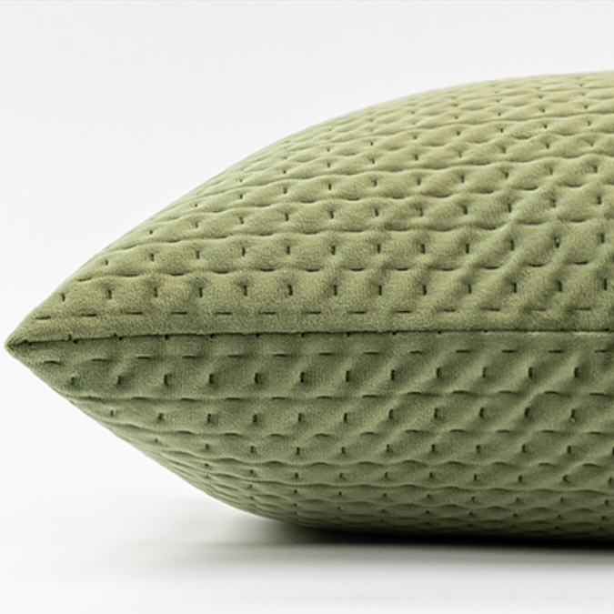 Doris Velvet Quilted Pillow