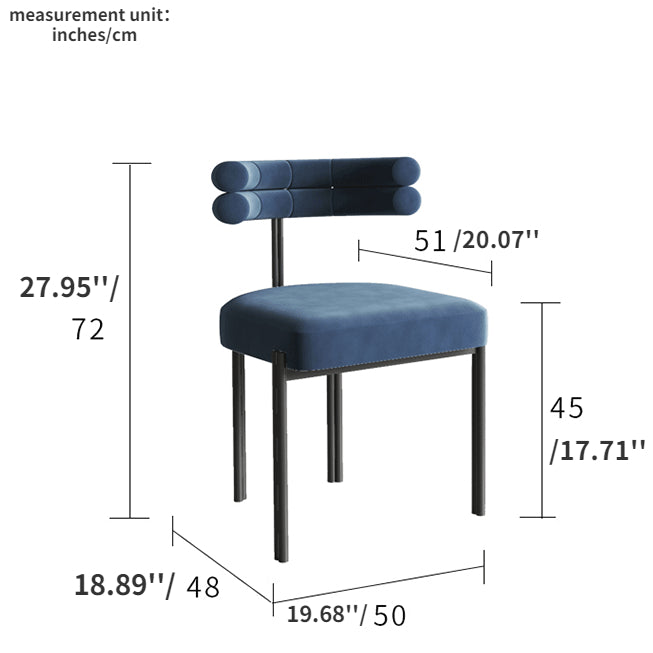 Cohen Velvet Upholstered Chair (Set of 2)