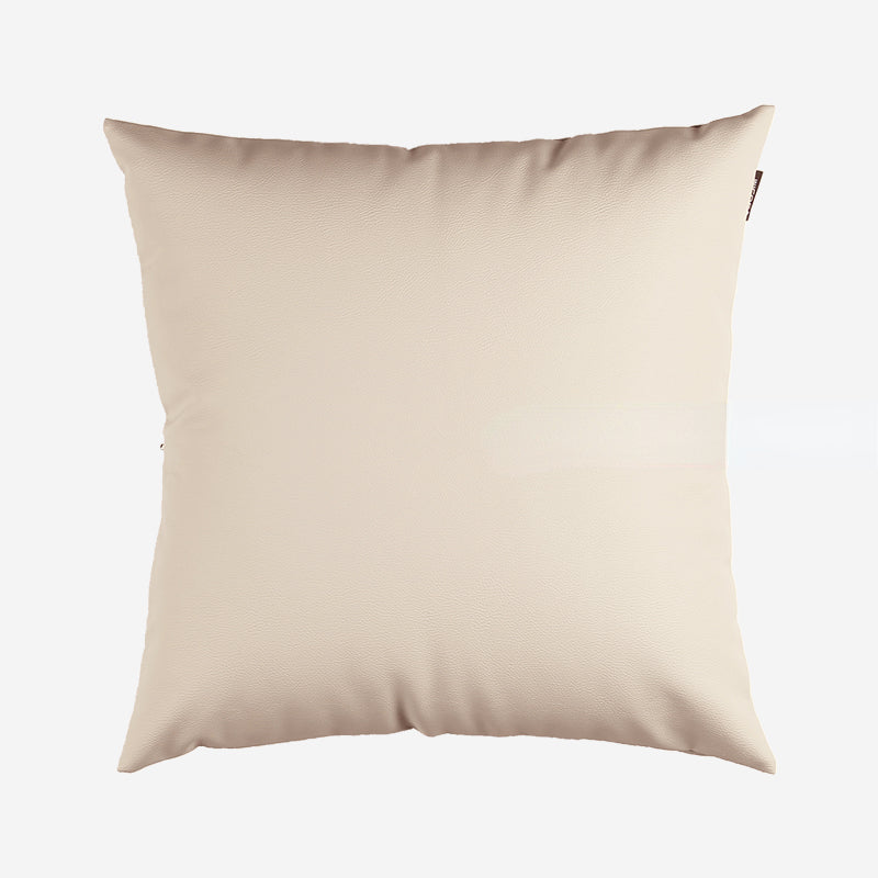 Earth tones Artificial Leather Pillow