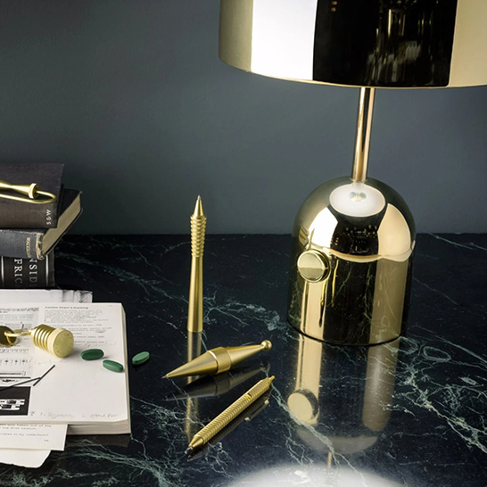 Kronburgh Metal Mushroom Table Lamp