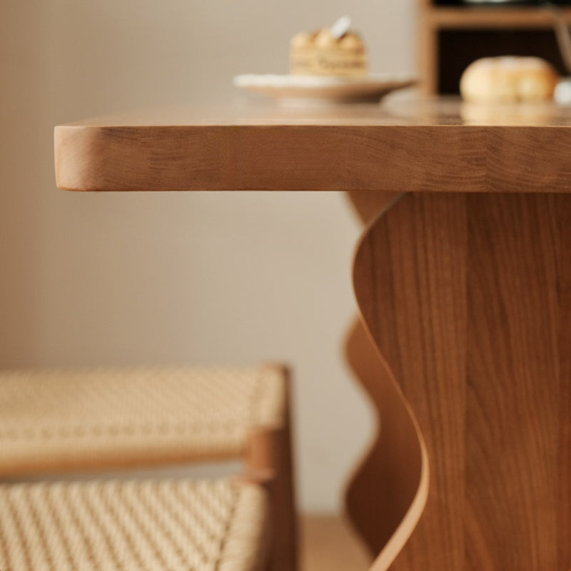 Jalen Wavy Base Dining Table