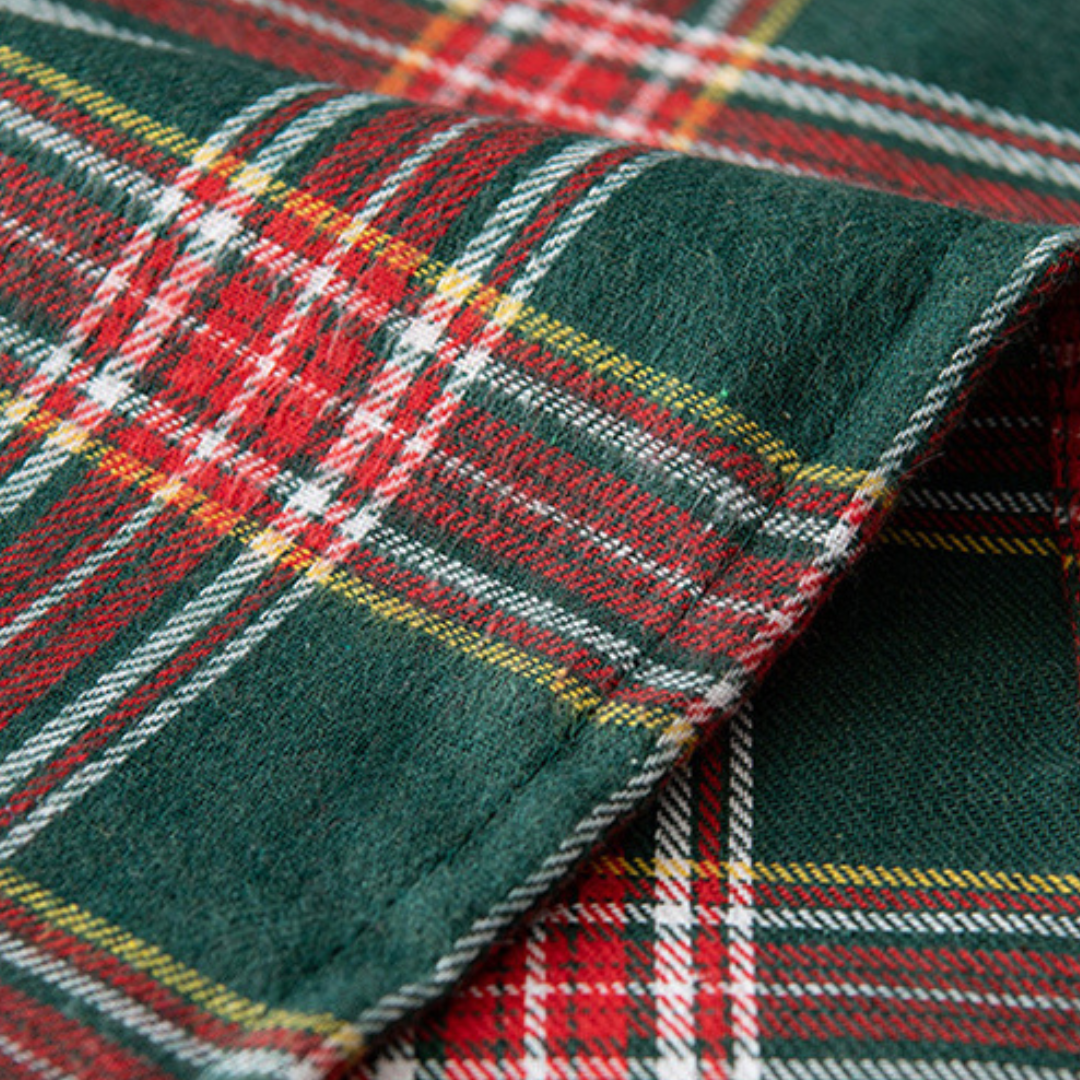 Gingham Christmas Tablecloth