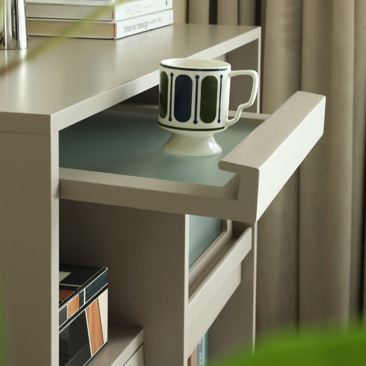 Shaelyn Bookcase with Tilt Up Door
