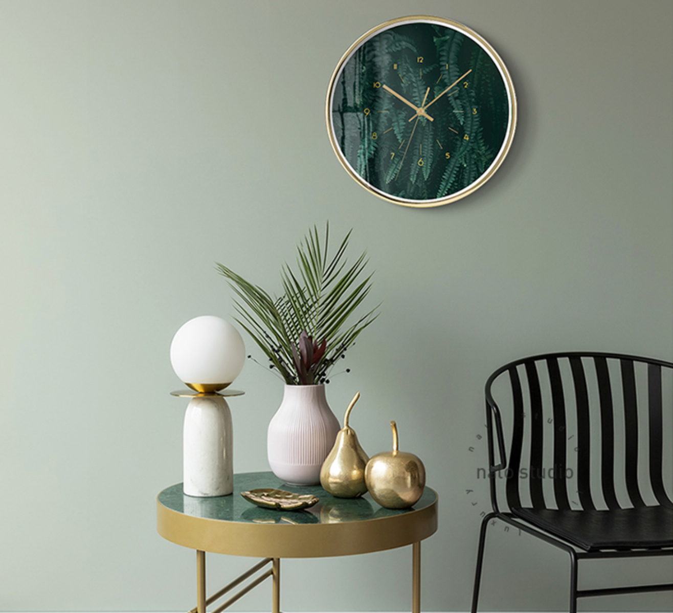 BENITO Nature Series Pop Art Wall Clock