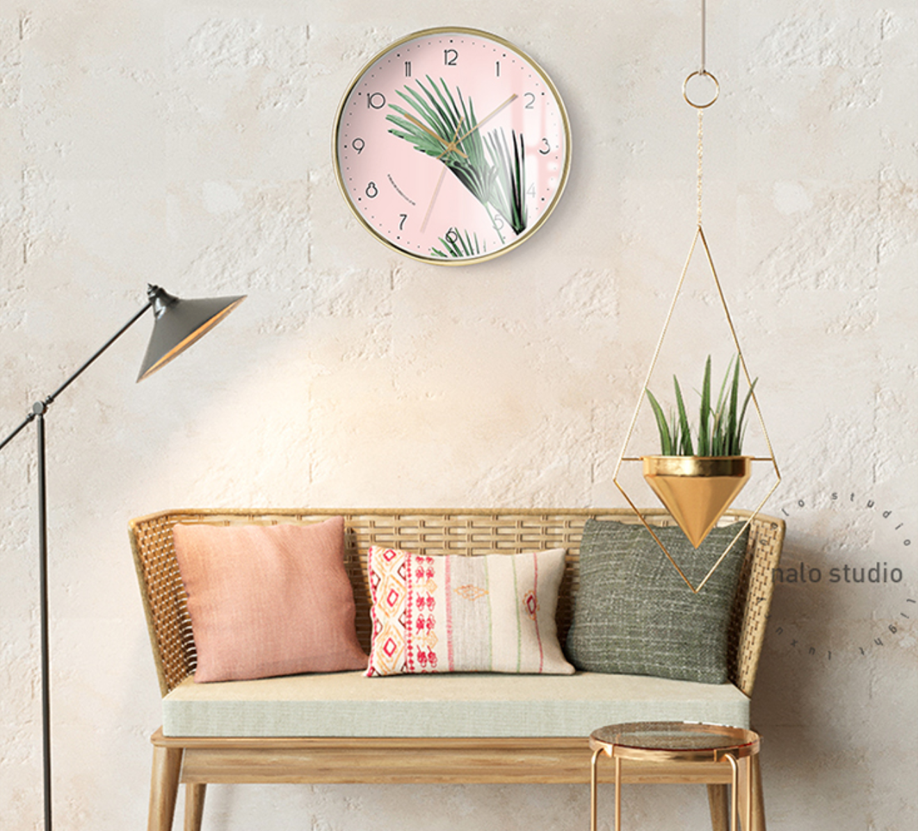 BENITO Nature Series Pop Art Wall Clock