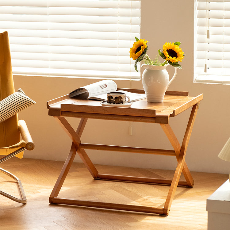 Elvira Pedestal Folding Coffee Table