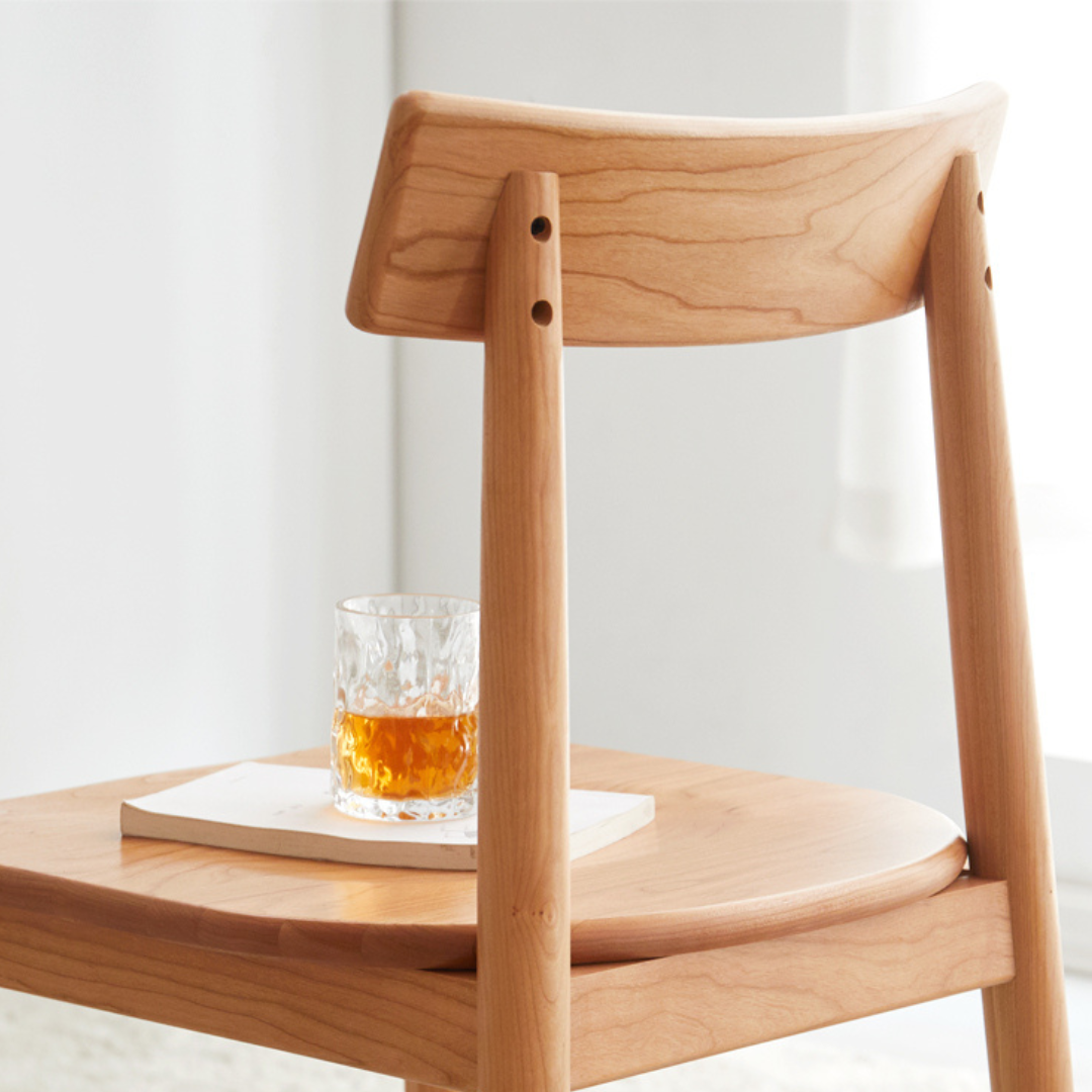 Arvin Cherry Wood Dining Chair (Set of 2)