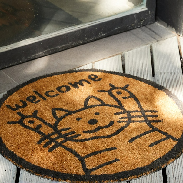Hirano Natural Coco Non-Slip Door Mat