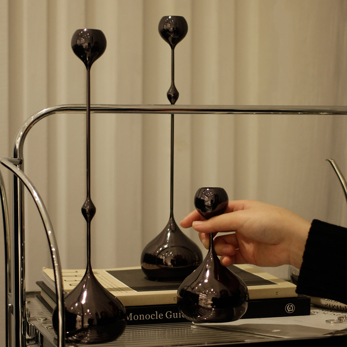 Olivarez 3 Piece Iron Candlestick Set