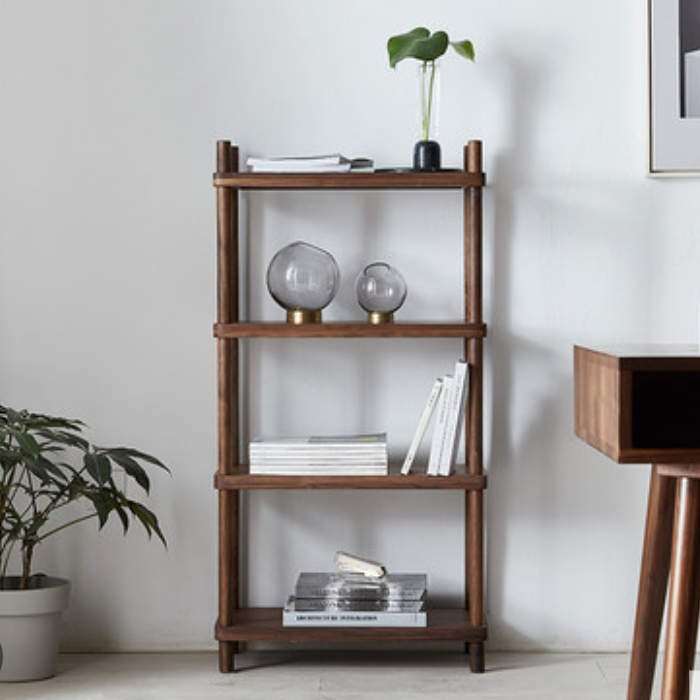 Maudene Solid Wood Bookcase