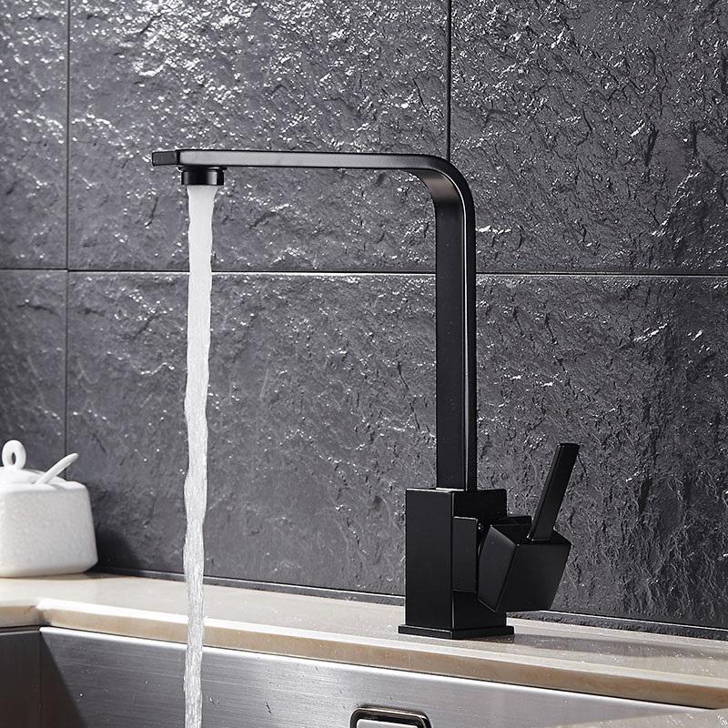 XAV Minimalist Black Tap Faucet