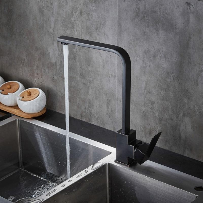 XAV Minimalist Black Tap Faucet