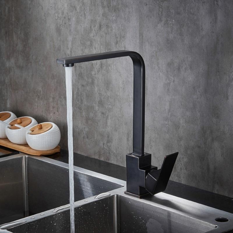 XAV Minimalist Black Tap Faucet