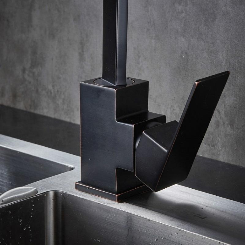 XAV Minimalist Black Tap Faucet