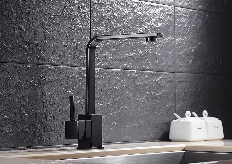 XAV Minimalist Black Tap Faucet