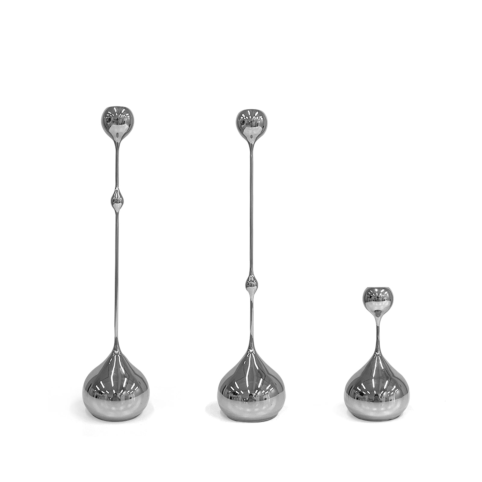 Olivarez 3 Piece Iron Candlestick Set