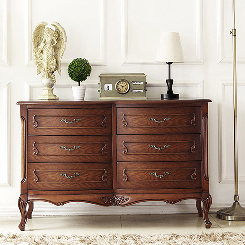 Eliana Sheraton Chest of Drawers Dresser Cabinet American Style Solid Wood