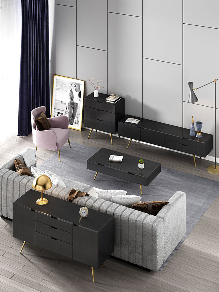 WREN Chicago HILTON  Buffet Nordic Cabinet Solid Wood Sideboard
