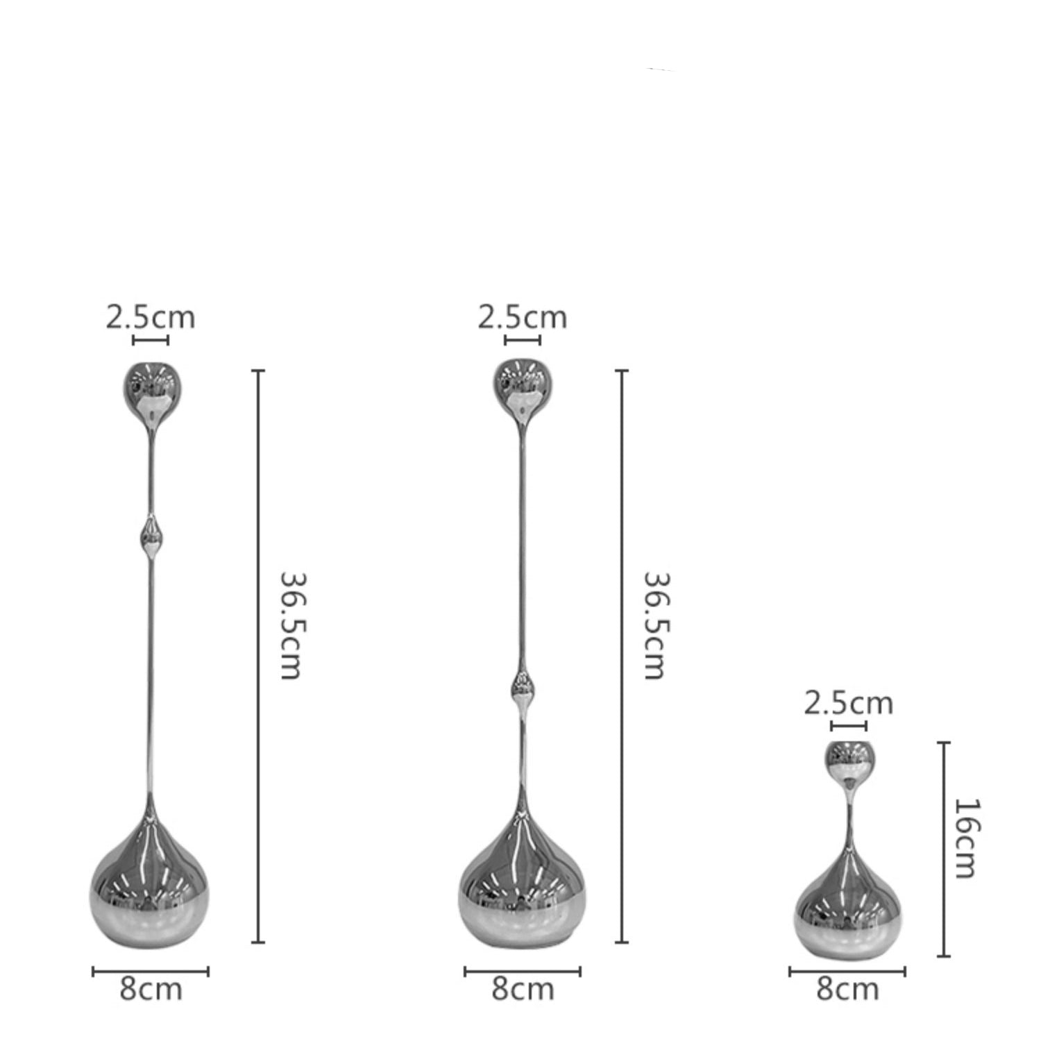 Olivarez 3 Piece Iron Candlestick Set