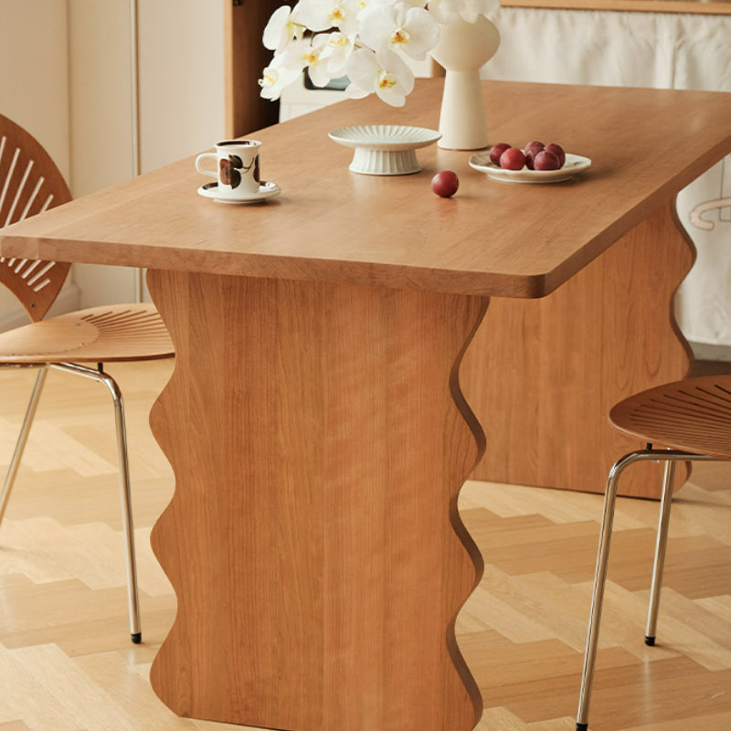 Jalen Wavy Base Dining Table