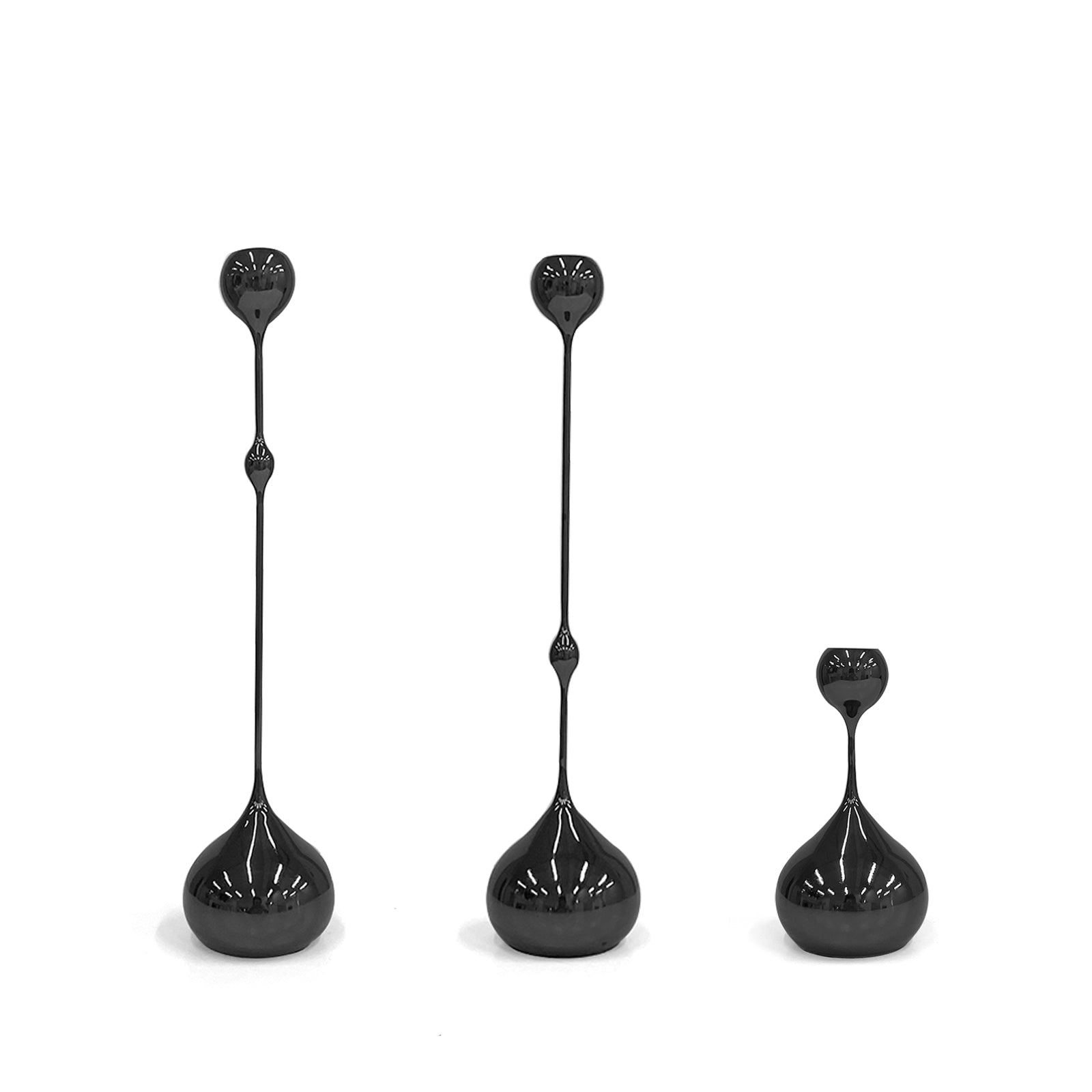 Olivarez 3 Piece Iron Candlestick Set