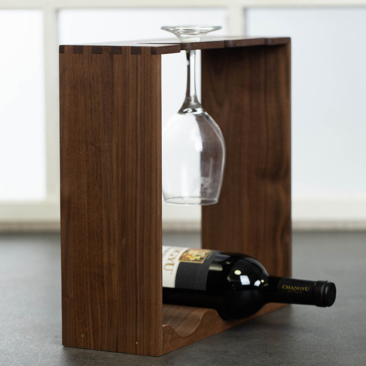 Arcelia Bottle & Glass Rack