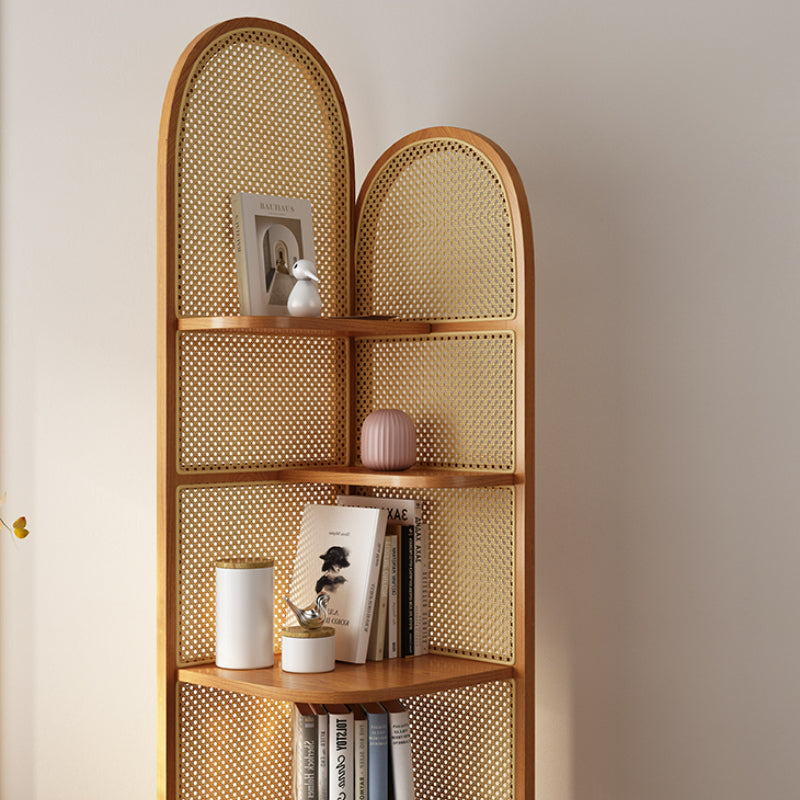 Cleone Rattan Corner Bookcase