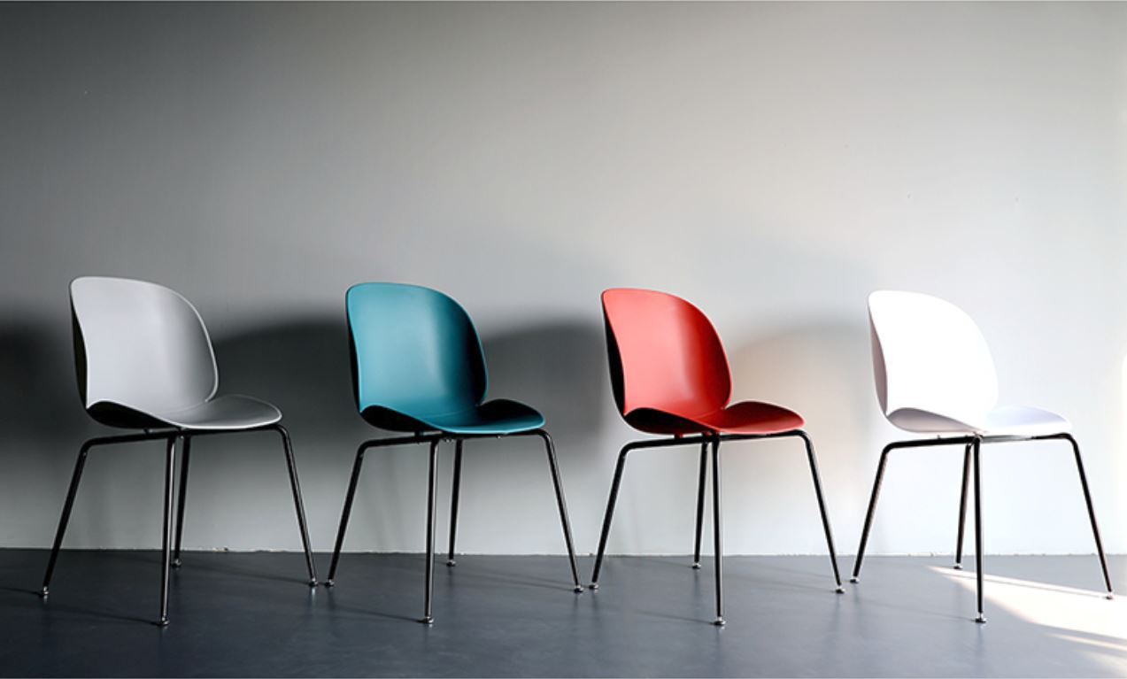 HARPER Minimalist Contemporary Modern Colourful Dining Cafe Chairs