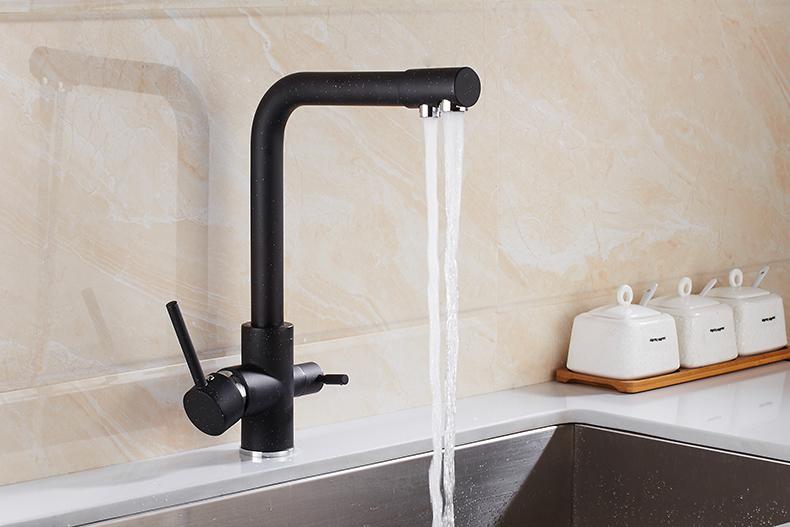 ARMAND Minimalist Matte Black/Nude Tap Faucet