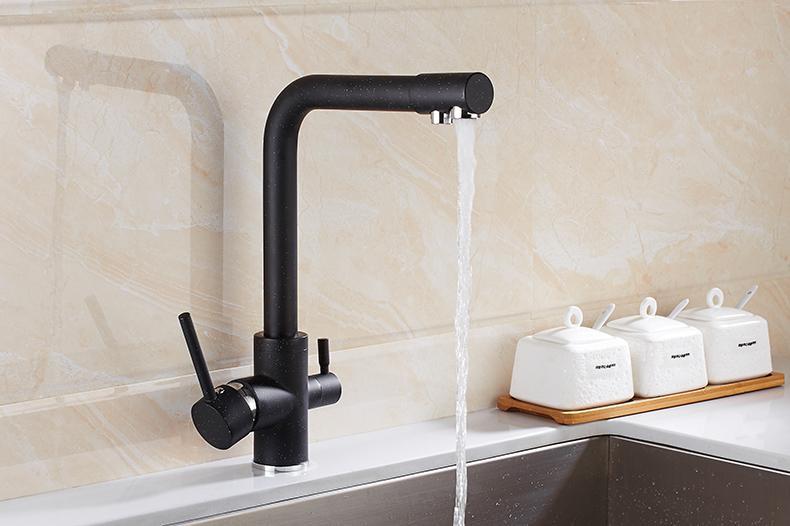 ARMAND Minimalist Matte Black/Nude Tap Faucet