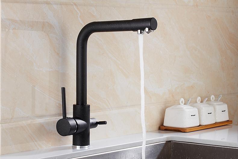 ARMAND Minimalist Matte Black/Nude Tap Faucet