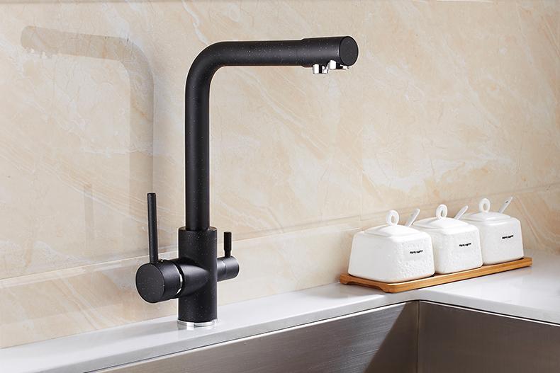 ARMAND Minimalist Matte Black/Nude Tap Faucet